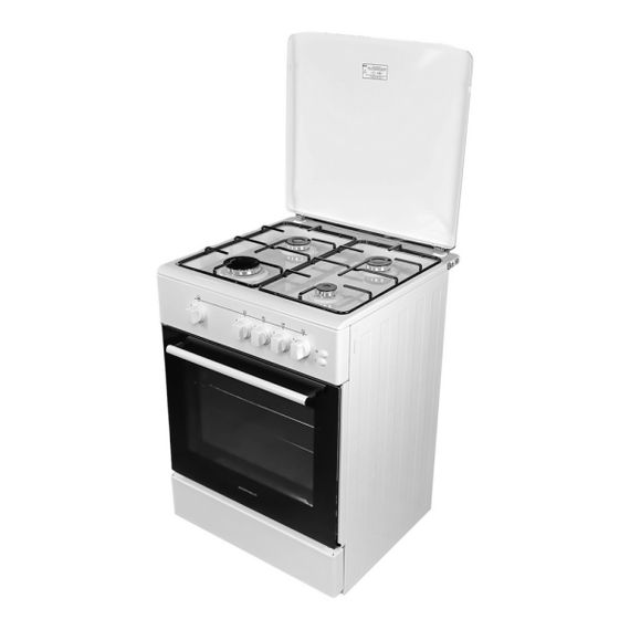 Плита газова біла Grunhelm G4FM6611W | Зображення 3