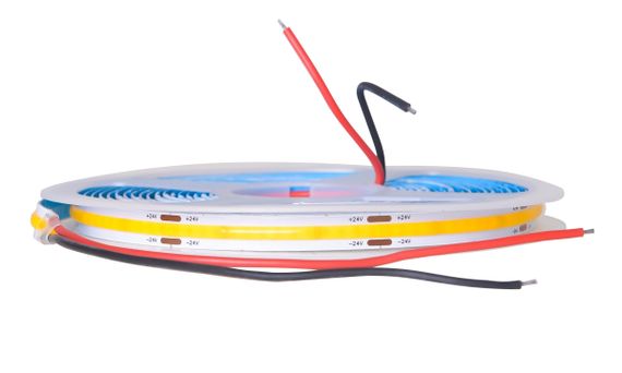 Светодиодная лента теплый оттенок 24V 11W COB WW IP44 1m (BY-078/320) | Зображення 5