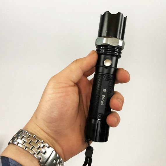 Сильний ліхтарик Bailong 8626, Портативний ліхтар із функцією зарядки, Пило-вологозахищений ліхтарик XS-33 | Зображення 2