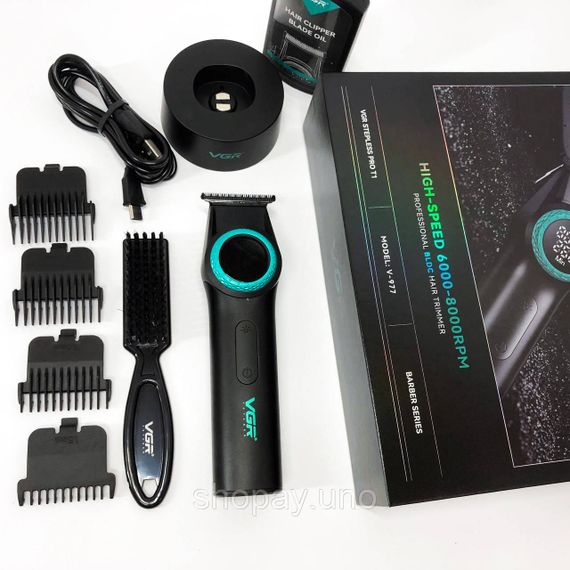 Багатофункціональна акумуляторна машинка для стрижки VGR V-977, Машинки для стрижки професійні машини SE-35 | Зображення 5