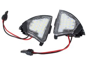 VW Passat B6 / B6 універсал (05-10) світлодіодні LED лампи підсвічування дзеркал 2 шт комплект, Фольксваген Пассат Б6
