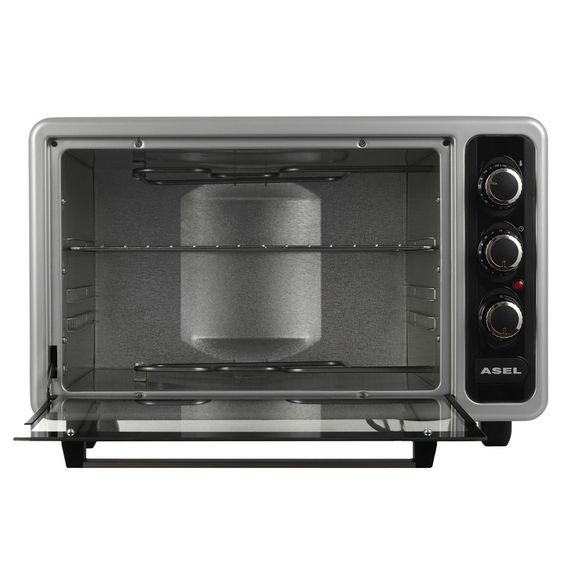Духовка духовой шкаф ASEL AF-40-23 1300 Вт 40 л, Электрическая машина для выпечки DP-80 | Зображення 5