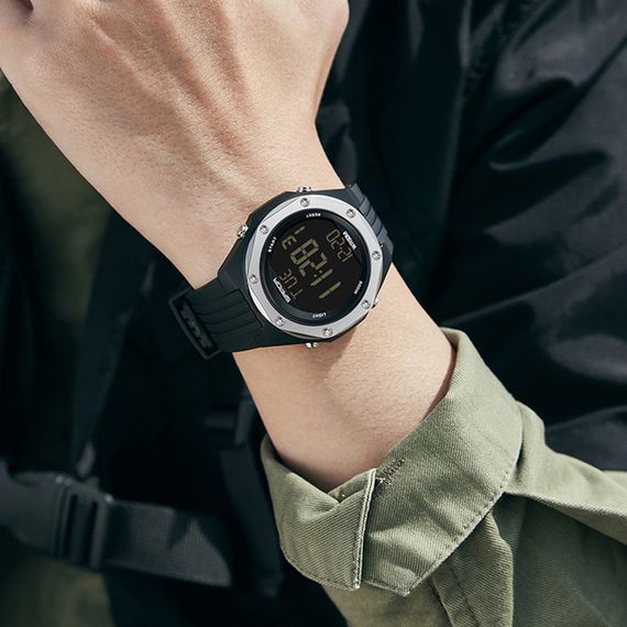 Часы Sanda 6093 Black-Silver | Зображення 2