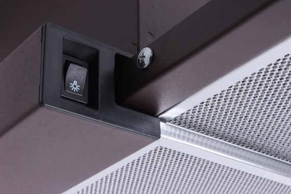 Вытяжка телескопическая коричневая 60 см VENTOLUX GARDA 60 BR (450) | Зображення 4