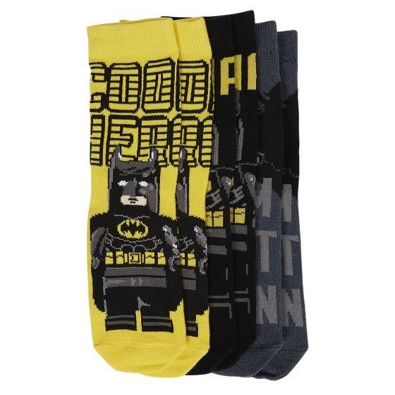 Набір дитячих шкарпеток бавовняних 3 пари для хлопчика LEGO 23-26 Різнобарвний (25090647) | Зображення 1