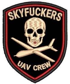 Шеврон SKYFUCKERS UAV CREW