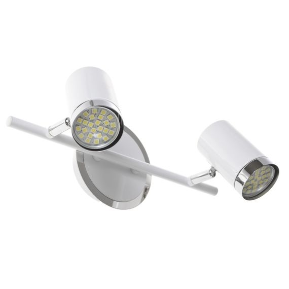 Светильник спот поворотный накладной HTL-174/2 GU10 WH | Зображення 2