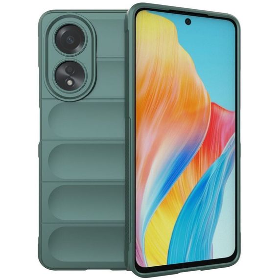 Чохол силіконовий MagCase для Oppo A58 колір Зелений