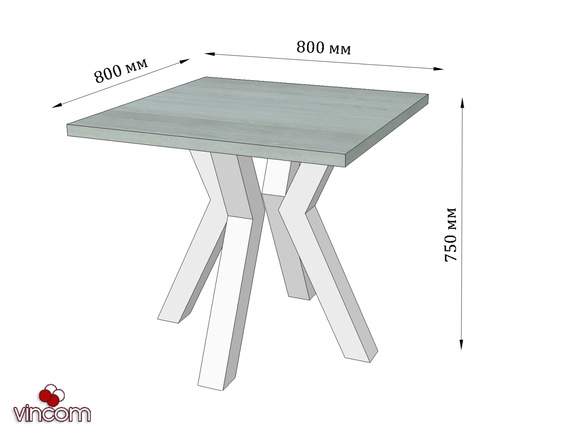 Стол обеденный Metall-Design СВЕН-4 | Зображення 4
