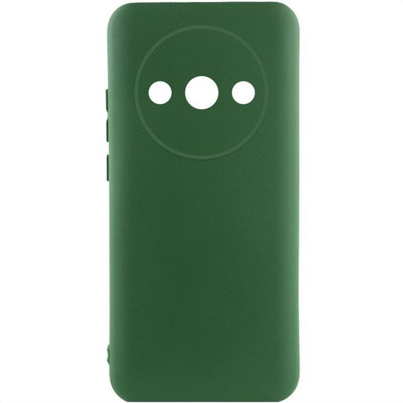 Чохол Silicone Cover Ummi Lakshmi Full Camera (AA) для Xiaomi Redmi A3 Зелений / Dark green