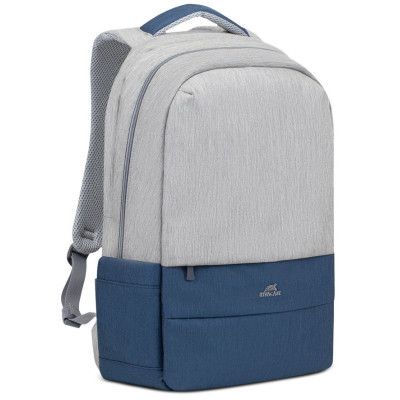 Рюкзак для ноутбука RivaCase 17.3&quot; 7567 Prater, Grey / Dark Blue (7567Grey/DarkBlue) | Зображення 9