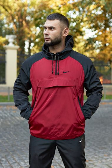 Анорак чоловічий "House" Nike чорно-червоний | Зображення 7