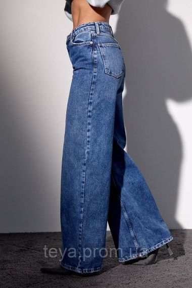 Женские джинсы фасона wide leg цвет синий размер 36 FL_000996 | Зображення 1