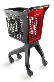 Покупательская тележка Shopping Basket UP.80 красная, 80л, Испания, Красный