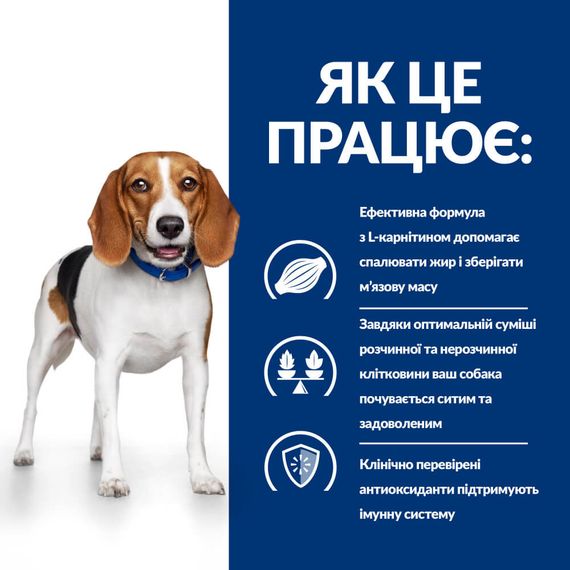 Hill's Prescription Diet r/d Сухий корм для собак для зниження ваги, з куркою, 10 кг | Зображення 2