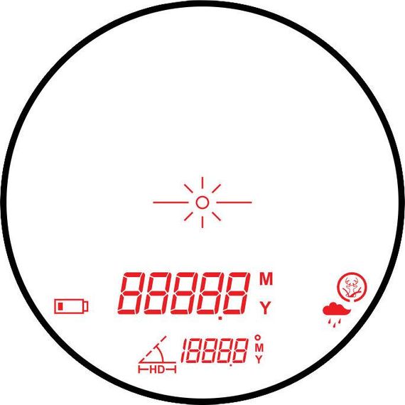 Лазерний далекомір Hawke Endurance OLED 6x21 1500м Далекомір лазерний Тактичний лазерний далекомір Далекомір лазерний