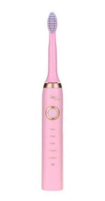 Електрична зубна щітка Shuke з 4-ма насадками Рожева