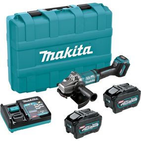 Шліфмашина кутова акумуляторна Makita GA038GT201 (230 мм, 6600 об/хв, BL, AFT, AWS, XGT)