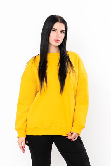 Світшот жіночий Носи своє 50 Жовтий (p-12577-140563)