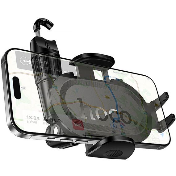 Автодержатель на зеркало заднего вида Hoco H88 Rally ultra-thin Black | Зображення 3