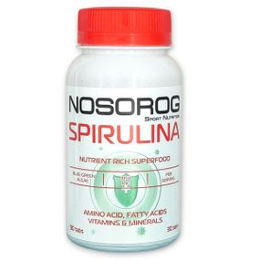 Спіруліна для спорту Nosorog Nutrition Spirulina 90 Tabs