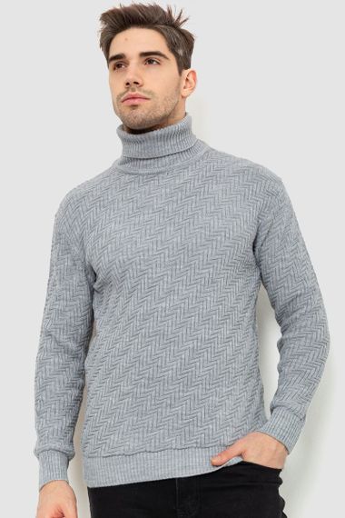 Гольф чоловічий, колір світло-сірий, 161R696 | Зображення 1