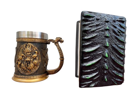 Подарунковий набір Кухоль 3D Скандинавські Боги та Блокнот 3D «Око Лісового Дракона» | Зображення 1