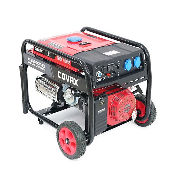 Генератор бензиновий COVAX XL8500CV-E2, 6.0kW, однофазний 220V, 50Hz, DC12V
