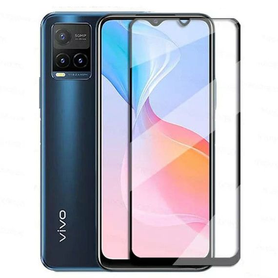 Захисне скло 2.5D на весь екран для Vivo Y33s