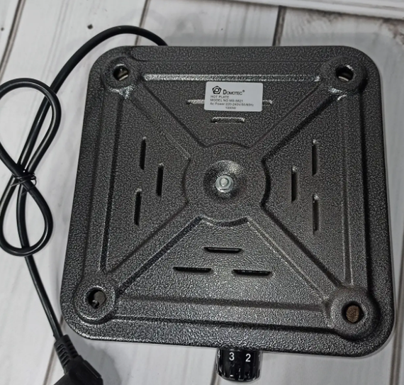 Плита одноконфорочная электрическая кухонная Domotec MS-5801 настольная переносная электроплита | Зображення 2