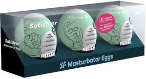Набір яєць мастурбаторів SATISFYER MASTURBATOR EGG SET RIFFLE 3ШТ Sex Aura