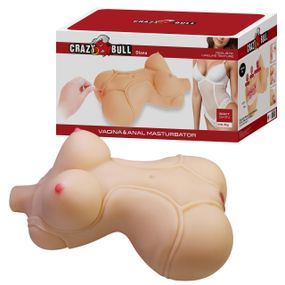 Мастурбатор-торс CRAZY BULL Diana, реалістичний, 37 см х 22 см Sex Aura