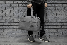 Сумка спорт-котон сірий