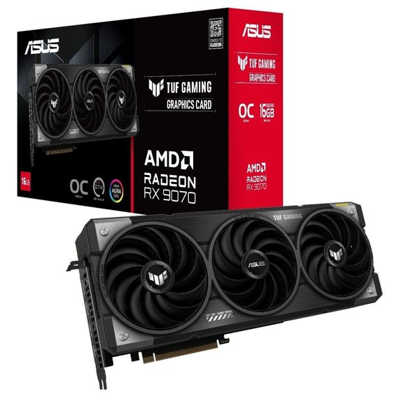 Відеокарта ASUS Radeon RX 9070 16Gb TUF OC GAMING (TUF-RX9070-O16G-GAMING) | Зображення 9