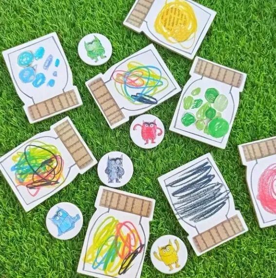 Настольная игра Цветной монстрик (The Color Monster) | Зображення 3