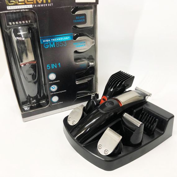 Триммер беспроводной, Перезаряжаемый набор для стрижки волос, Машинка для стрижки на аккумляторная QD-83 | Зображення 5