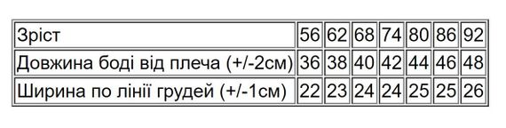 Боді ясельний для дівчинки (з коротким рукавом) Носи своє 62 Жовтий (p-14133-159004) | Зображення 1