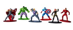 Игровые металлические фигурки набор 6шт Marvel Мстители