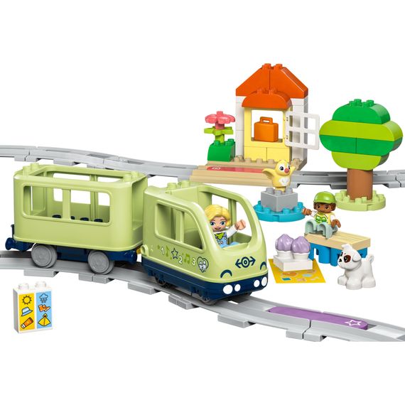 Конструктор LEGO DUPLO Town Інтерактивний пригодницький потяг (10427) | Зображення 1