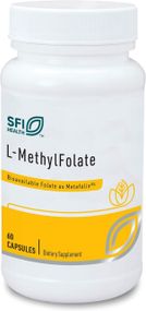 L-метилфолат, L-Methylfolate, Klaire Labs, з високою біодоступністю, гіпоалергенний, 1000 мкг, 60 капсул