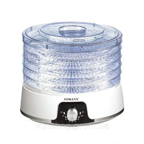 Сушарка для фруктів та овочів електрична 350 Вт 5 лотків Sokany SK-10072