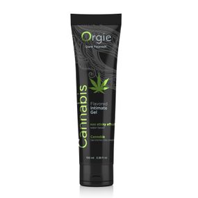 Їстівний лубрикант на водній основі LUBE TUBE, 100 мл ORGIE (Бразилія-Португалія), Канабіс