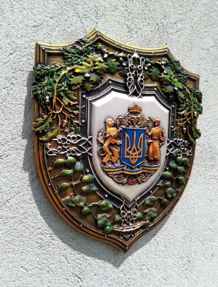 Панно герб Украины Объемная картина | Зображення 4