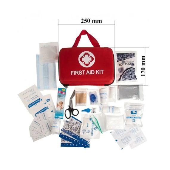 Аптечка первой помощи укомплектованная большая красная | Зображення 2