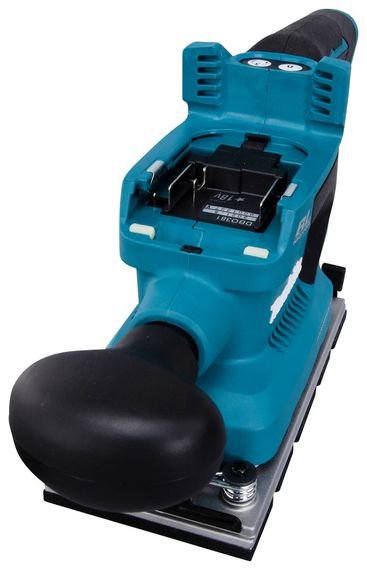 Шліфмашина вібраційна акумуляторна Makita DBO380Z (93x228 мм, 4000-12000 хв-1, BL, LXT, без акумуляторів та зарядного пристрою) | Зображення 7