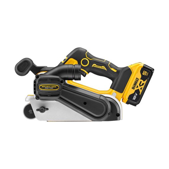 Шлифмашина ленточная аккумуляторная бесщёточная 75х533 мм DeWALT DCW220P2 | Зображення 4