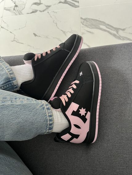 Кросівки DC Court Graffik Black Pink , В'єтнам , Снікерcи DC Court Graffik Black Pink | Зображення 7