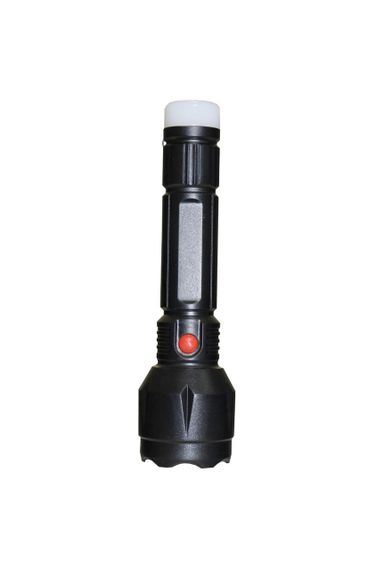 Фонарик аккумуляторный ручной LED FL5 1+1W 6500K 3/4H 100L bat: 3.7V 1.2A Black Ny95001244 | Зображення 2