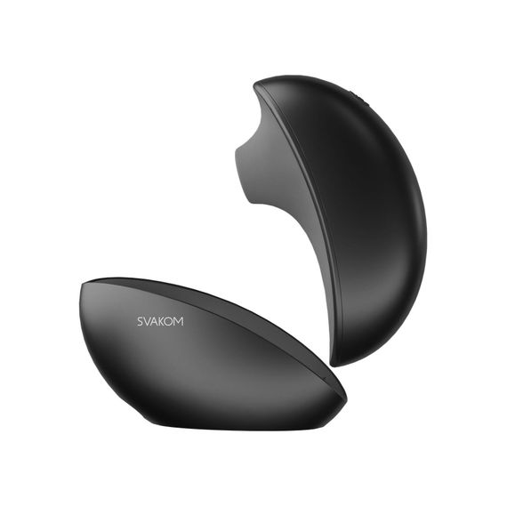 Вакуумний кліторальний смарт-стимулятор Svakom Pulse Galaxie Midnight Black, проєктор зоряного неба | Зображення 2