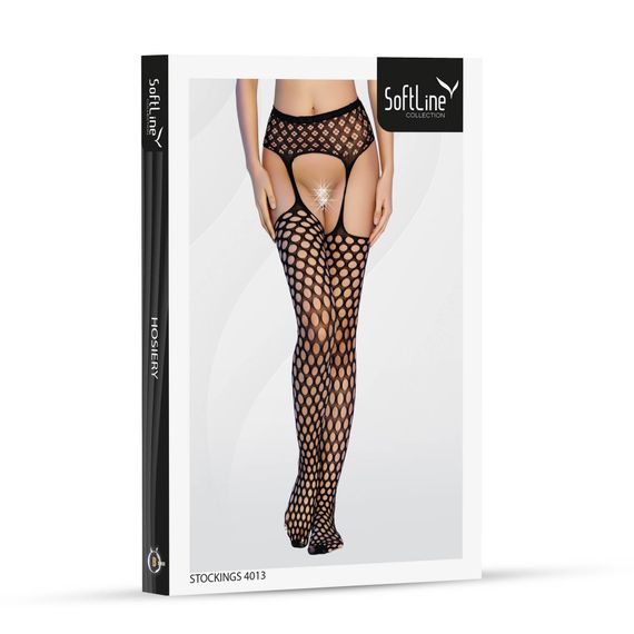 Панчохи - Stockings 4013, black - One Size | Зображення 2